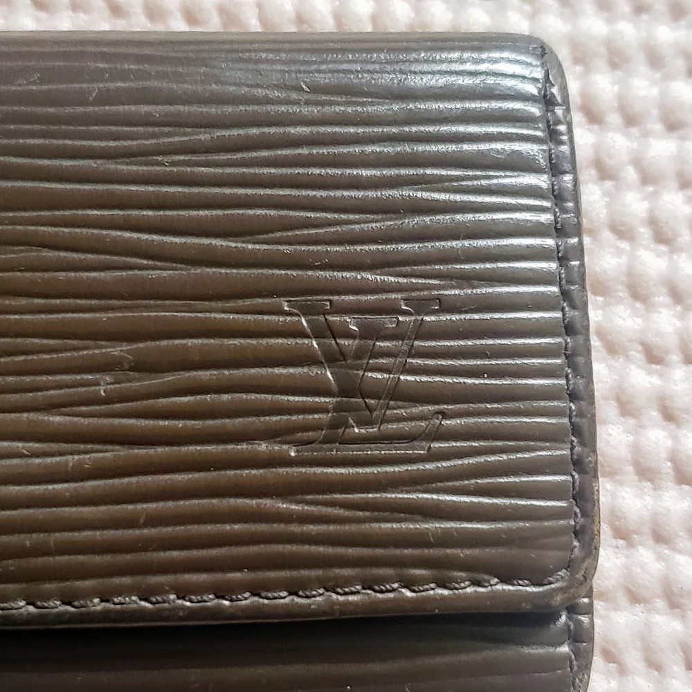Louis Vuitton Brown Epi Leather Key Holder Case Pouch
